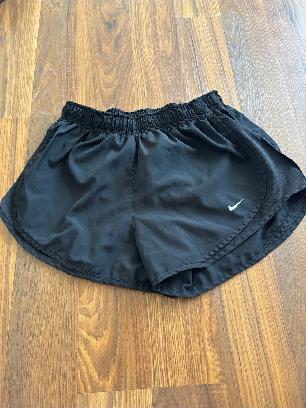 Nike Black Women's Athletic Running Shorts with Swoosh